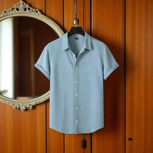 Luxury Lite pest Color Half Sleeve Shirt